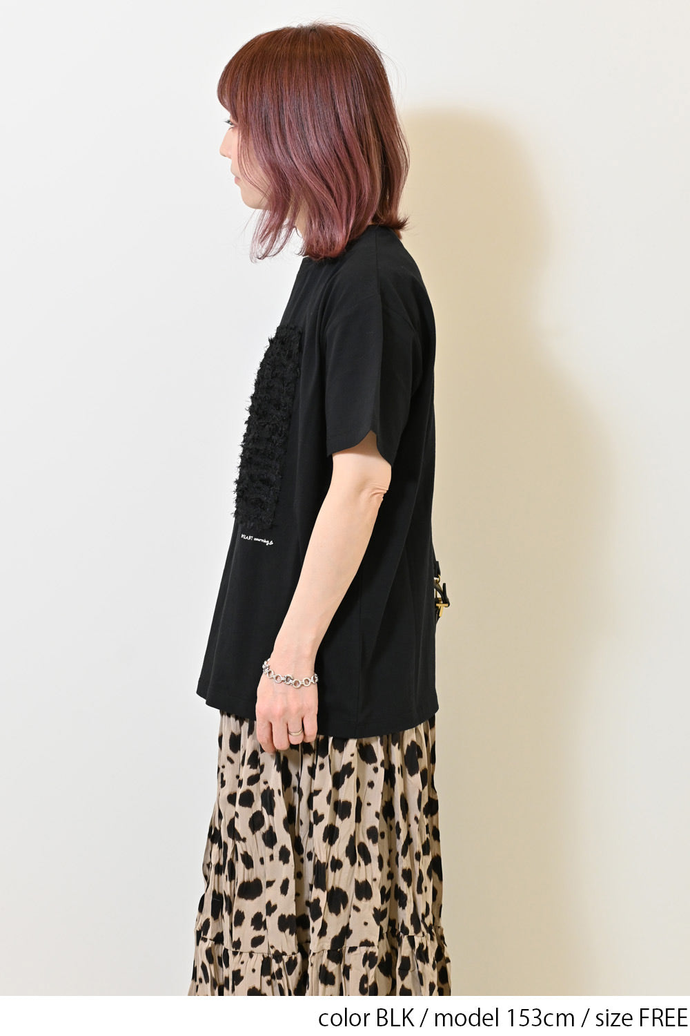 フリンジチュールコットンTee