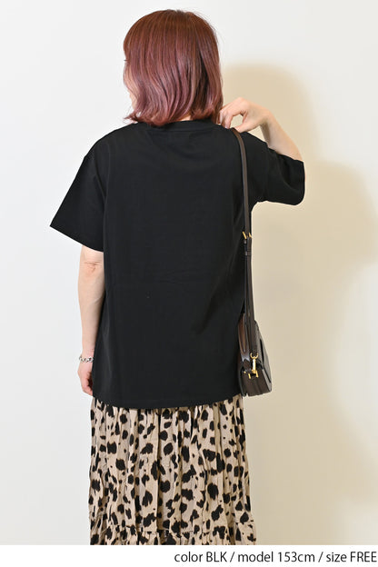 フリンジチュールコットンTee