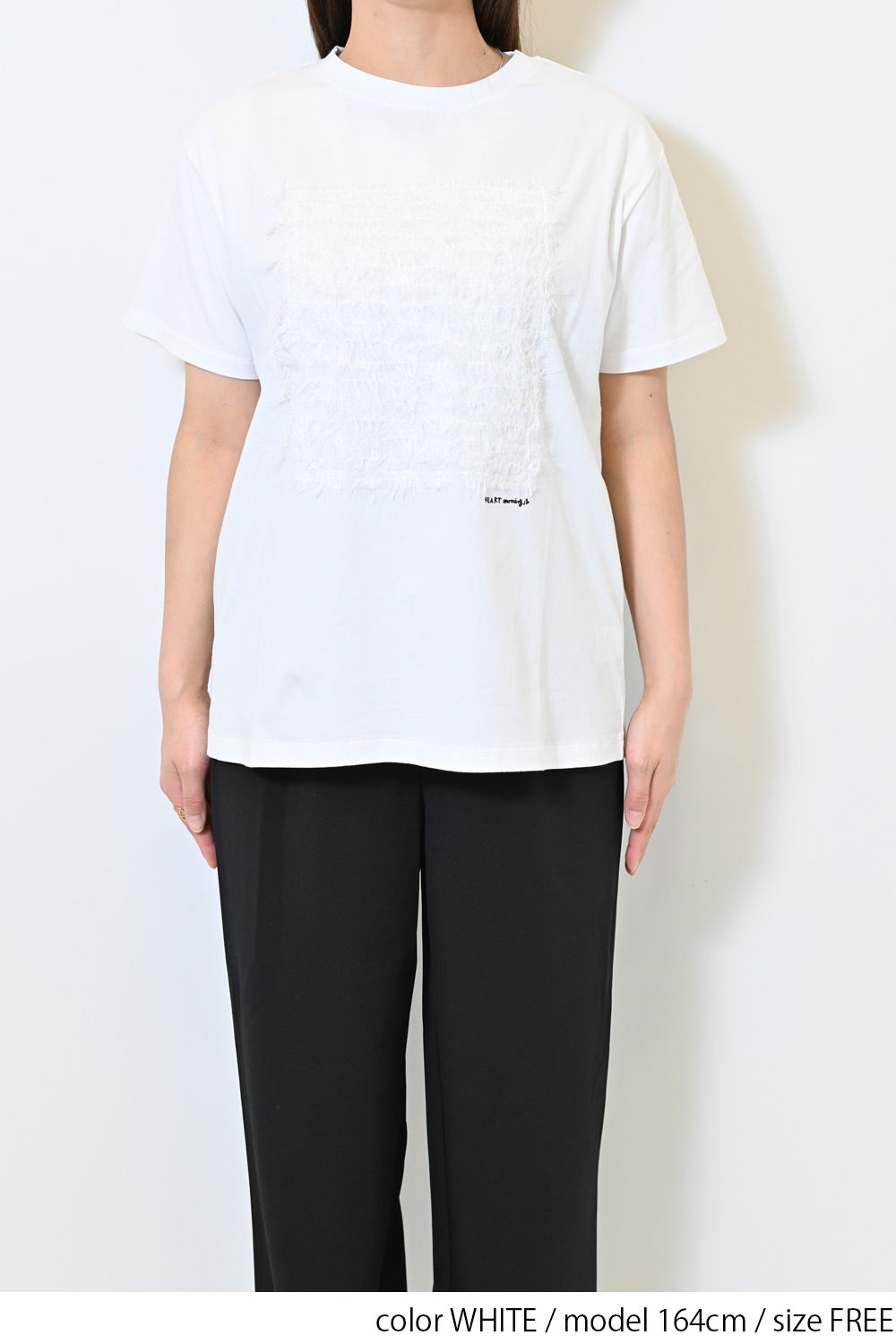 フリンジチュールコットンTee