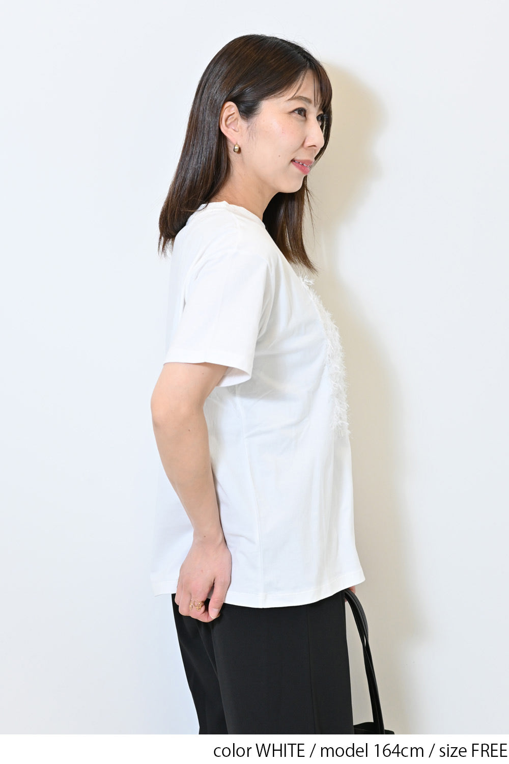 フリンジチュールコットンTee