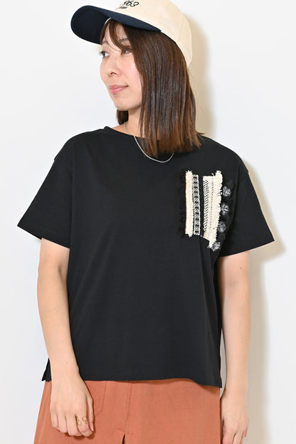 ≪SALE≫ Fringe Collage Tee