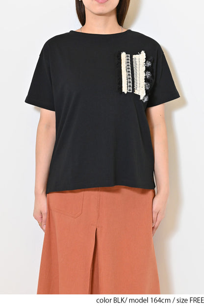 ≪SALE≫ Fringe Collage Tee