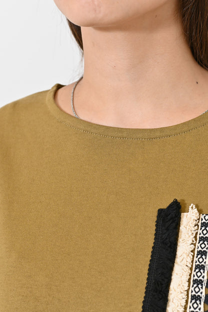 ≪SALE≫ Fringe Collage Tee