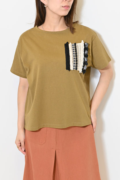 ≪SALE≫ Fringe Collage Tee
