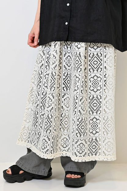 ≪SALE≫ Lace Tuck Skirt