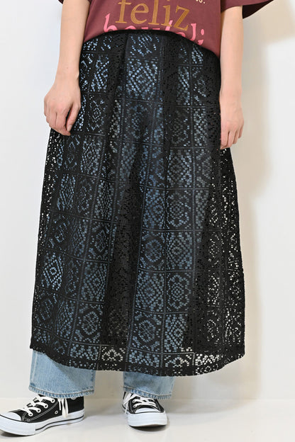 ≪SALE≫ Lace Tuck Skirt