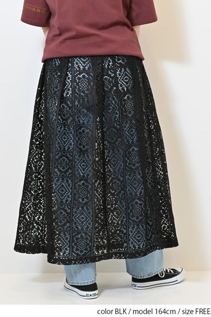 ≪SALE≫ Lace Tuck Skirt