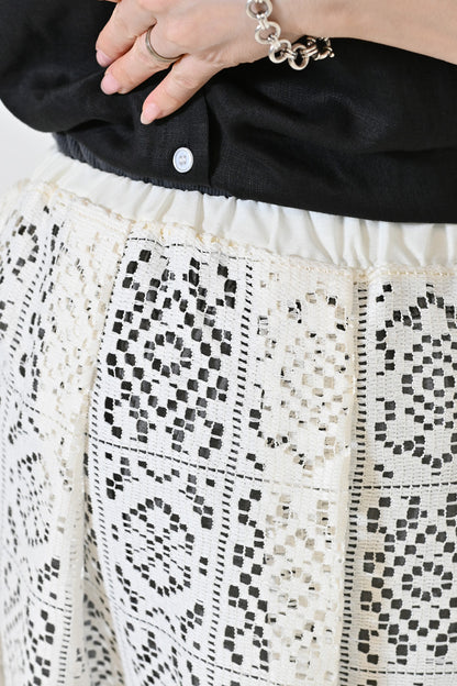 ≪SALE≫ Lace Tuck Skirt