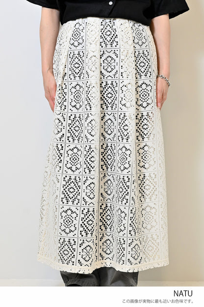 ≪SALE≫ Lace Tuck Skirt