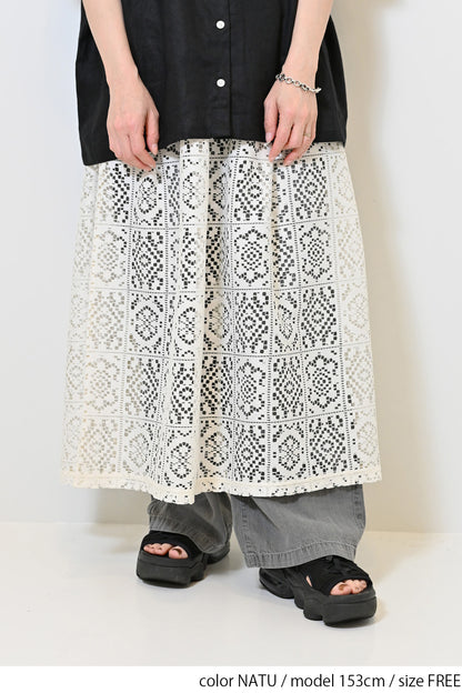 ≪SALE≫ Lace Tuck Skirt