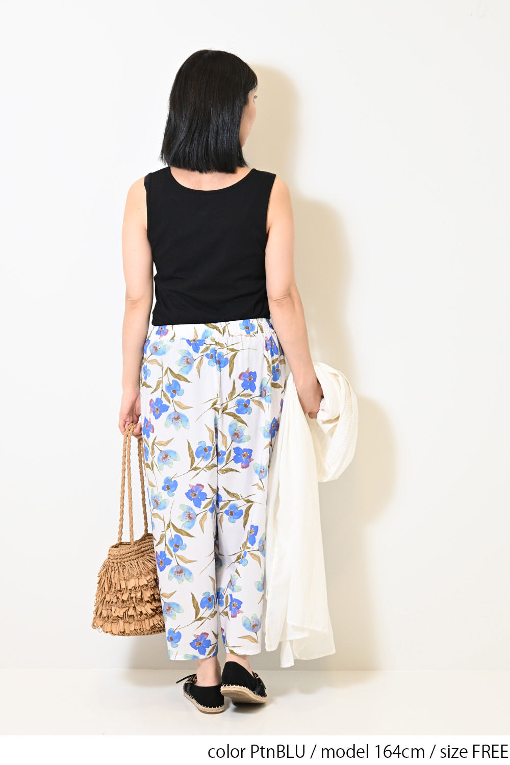 ≪SALE≫ Watercolor Floral Gaucho Pants