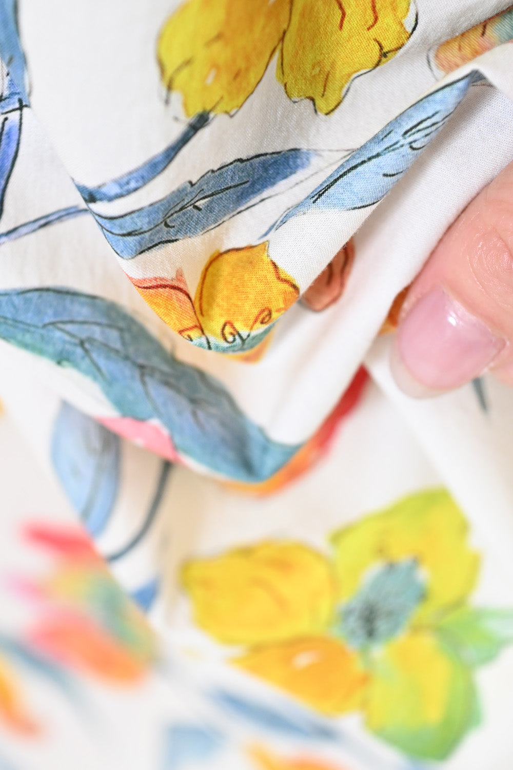 ≪SALE≫ Watercolor Floral Gaucho Pants