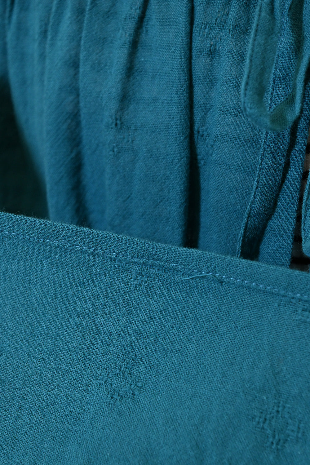 ドビー布帛ギャザーカーデ