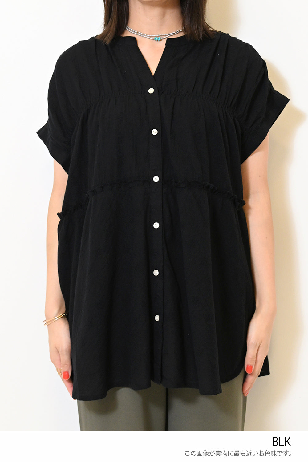 ≪SALE≫ドビースキッパーギャザーチュニック – HEART MARKET