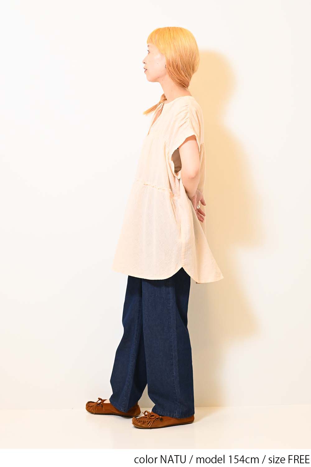 the virgins チュニックトップス ≪SALE≫ドビースキッパーギャザーチュニック – HEART MARKET