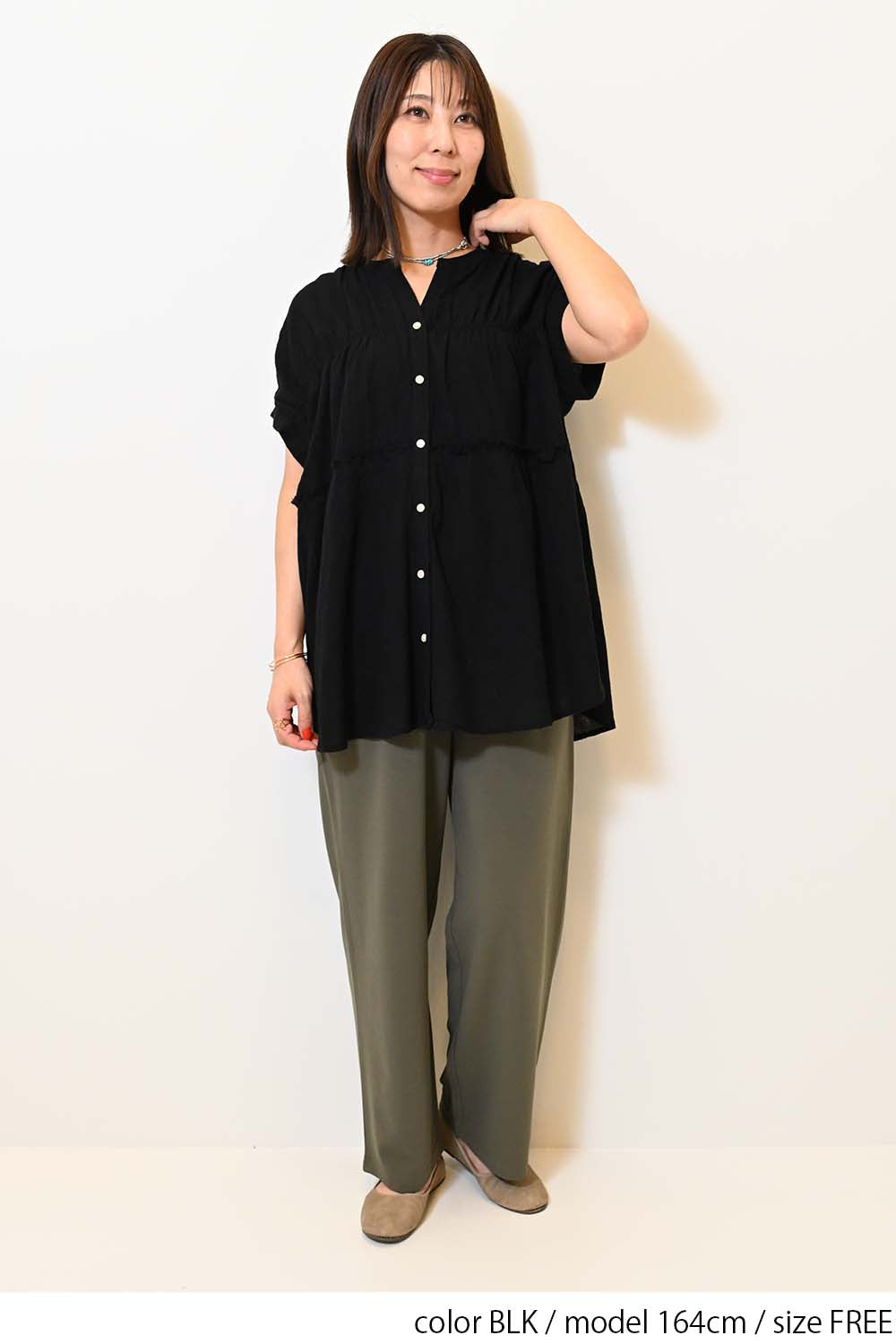 ≪SALE≫ドビースキッパーギャザーチュニック – HEART MARKET