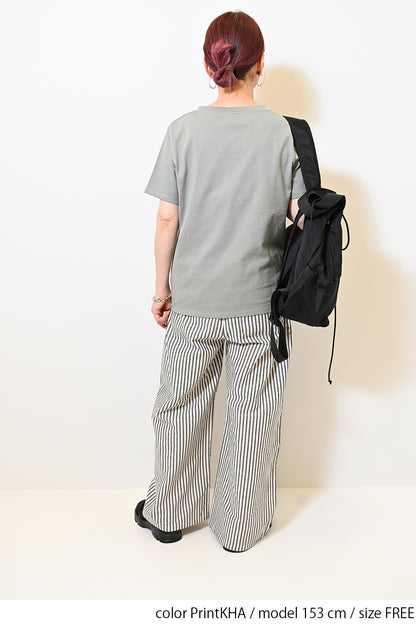 ≪SALE≫Camera Dog Print Tee