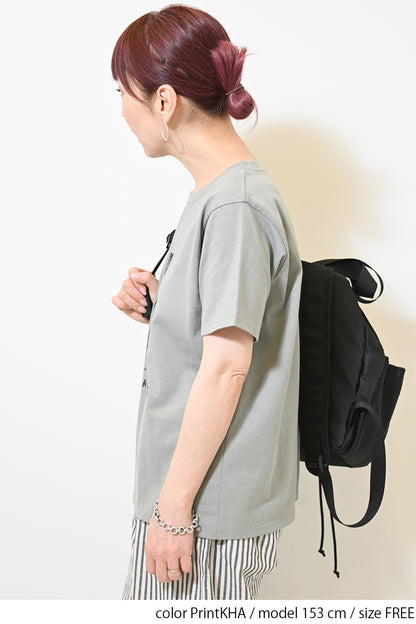 ≪SALE≫Camera Dog Print Tee