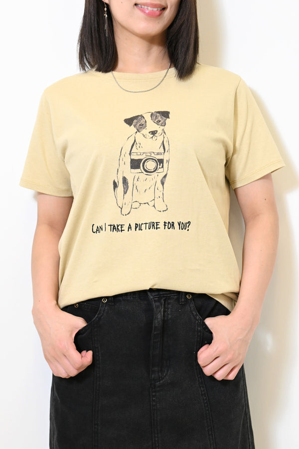 カメラわんこプリントTEE