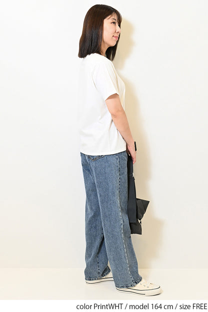 ≪SALE≫Camera Dog Print Tee