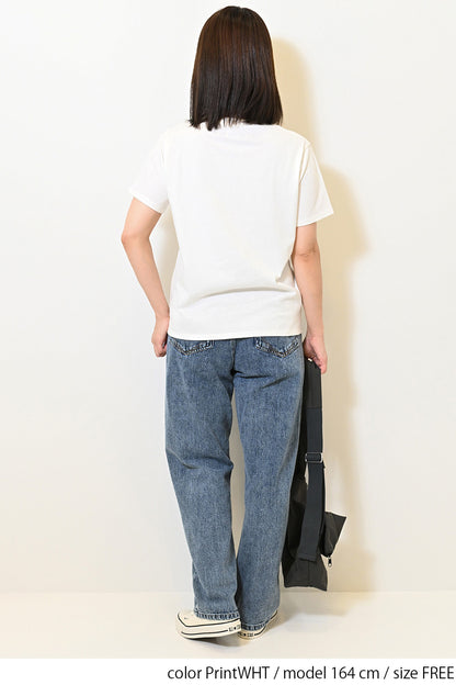 ≪SALE≫Camera Dog Print Tee