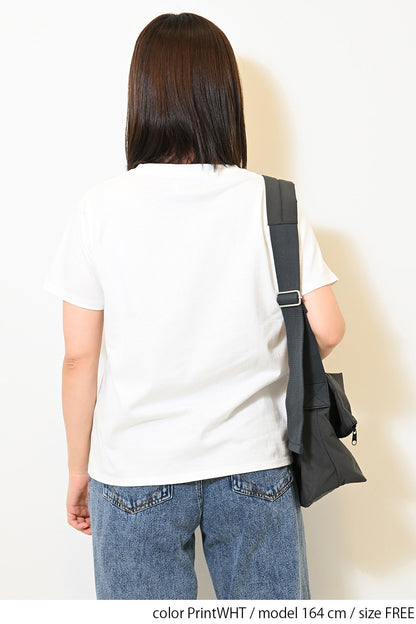 ≪SALE≫Camera Dog Print Tee