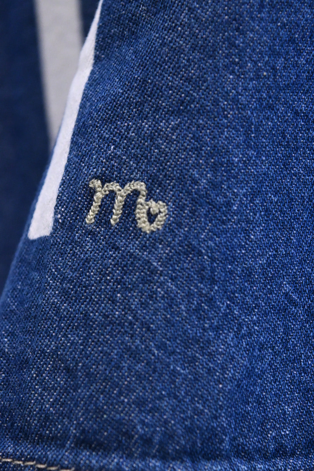 ≪SALE≫ DENIM Shirt with Printed Hem
