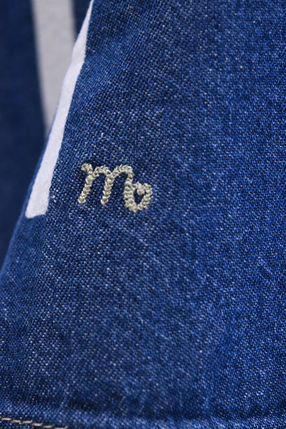 ≪SALE≫ DENIM Shirt with Printed Hem