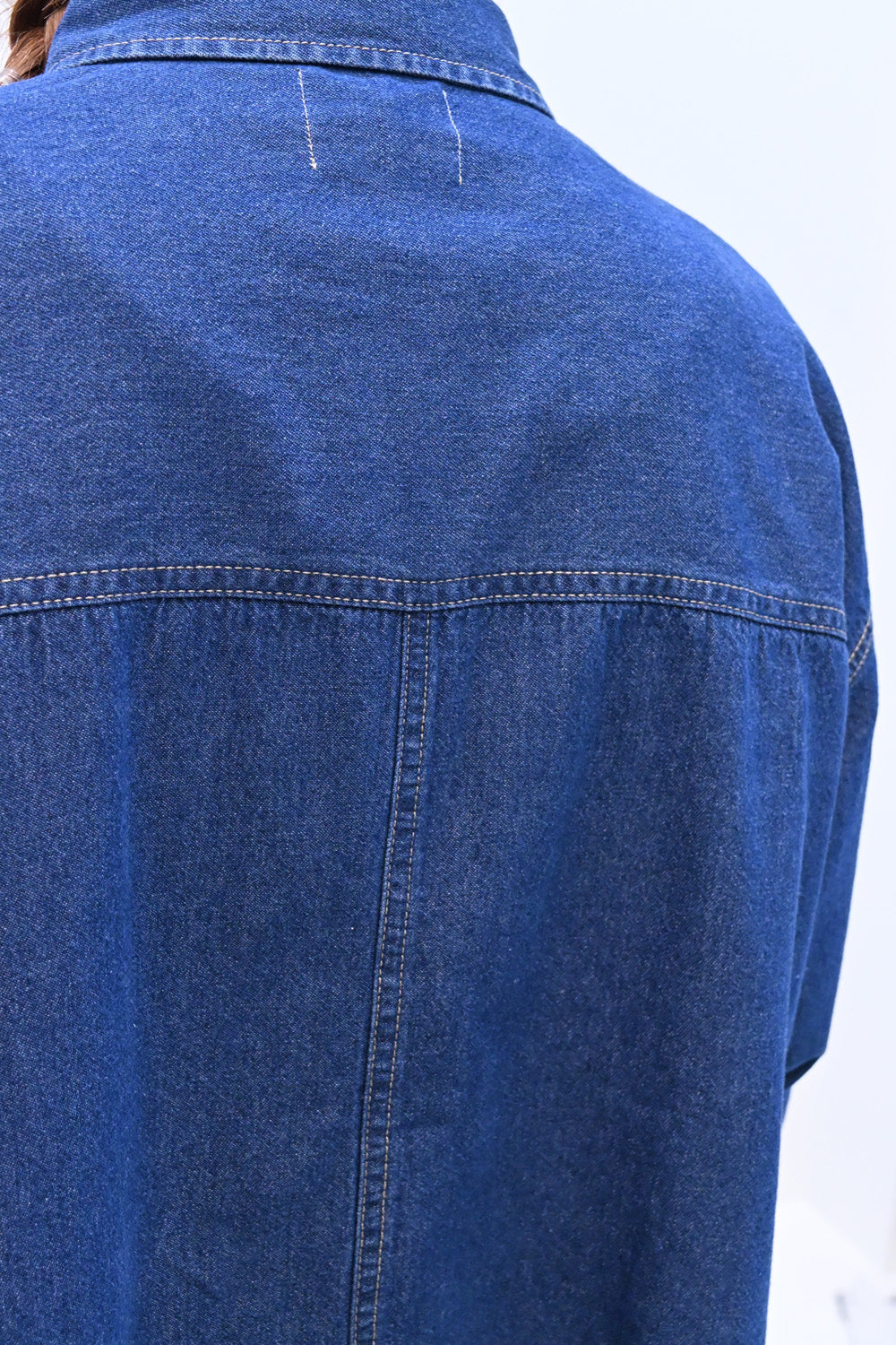 ≪SALE≫ DENIM Shirt with Printed Hem