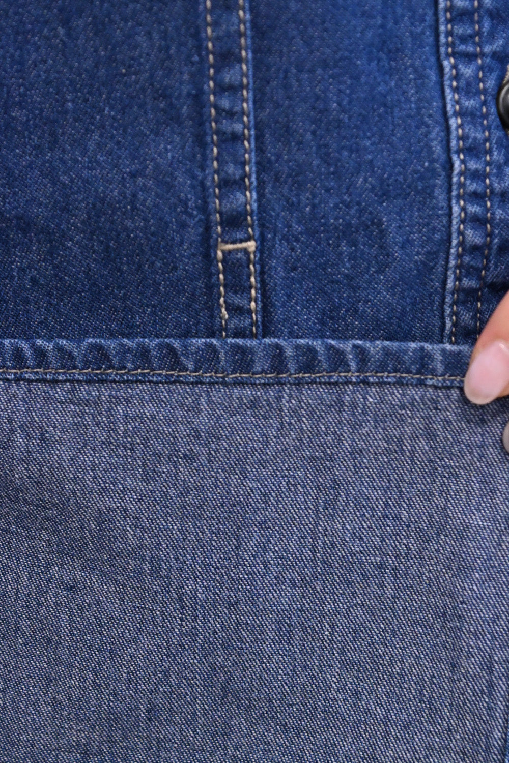 ≪SALE≫ DENIM Shirt with Printed Hem
