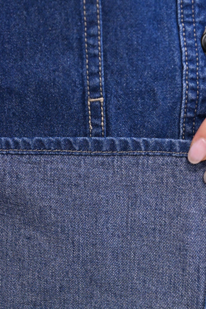 ≪SALE≫ DENIM Shirt with Printed Hem