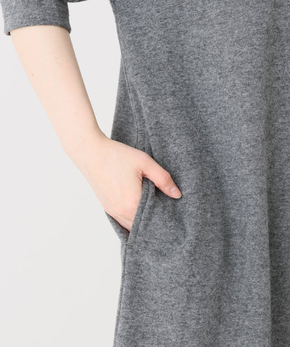 《近日発売》ニット衿ワンピース