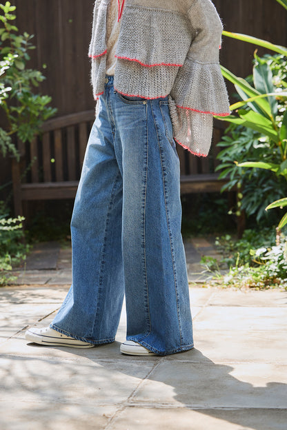 バギー切り替えブロッキングパンツ