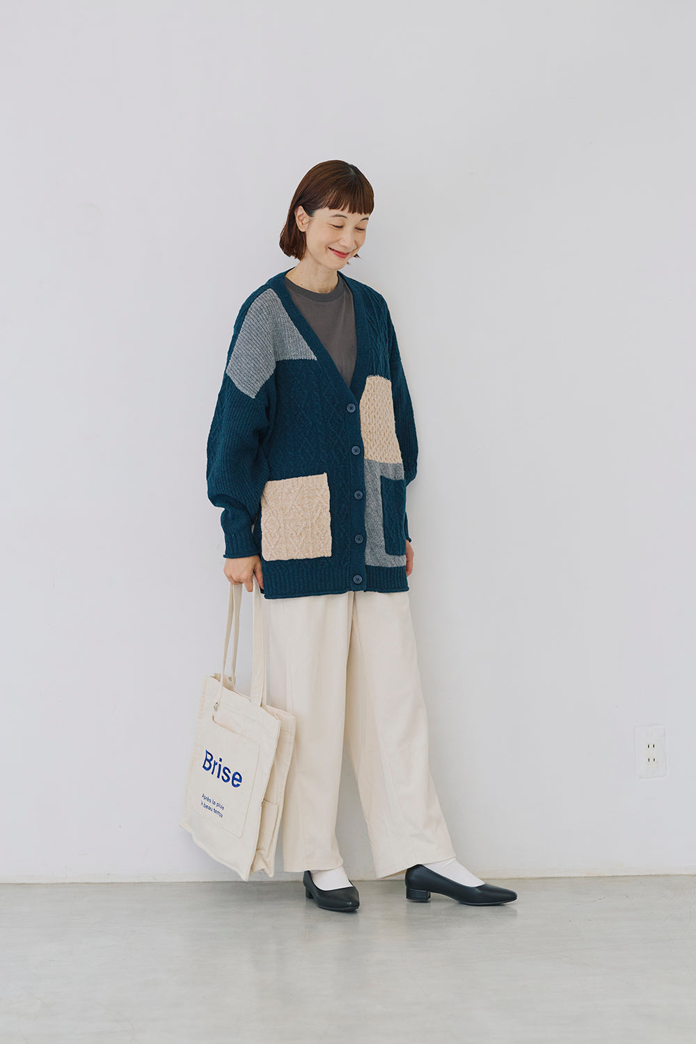 カットコーデュロイイージーカーブパンツ