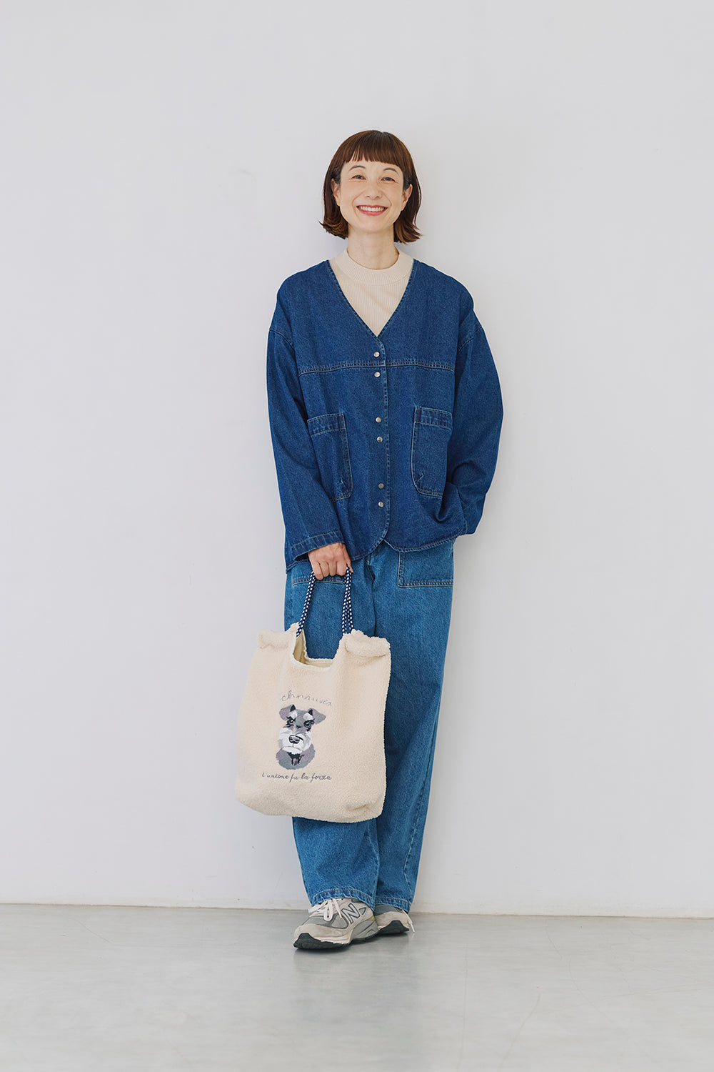 e.e.pボア刺繍コードトート – HEART MARKET