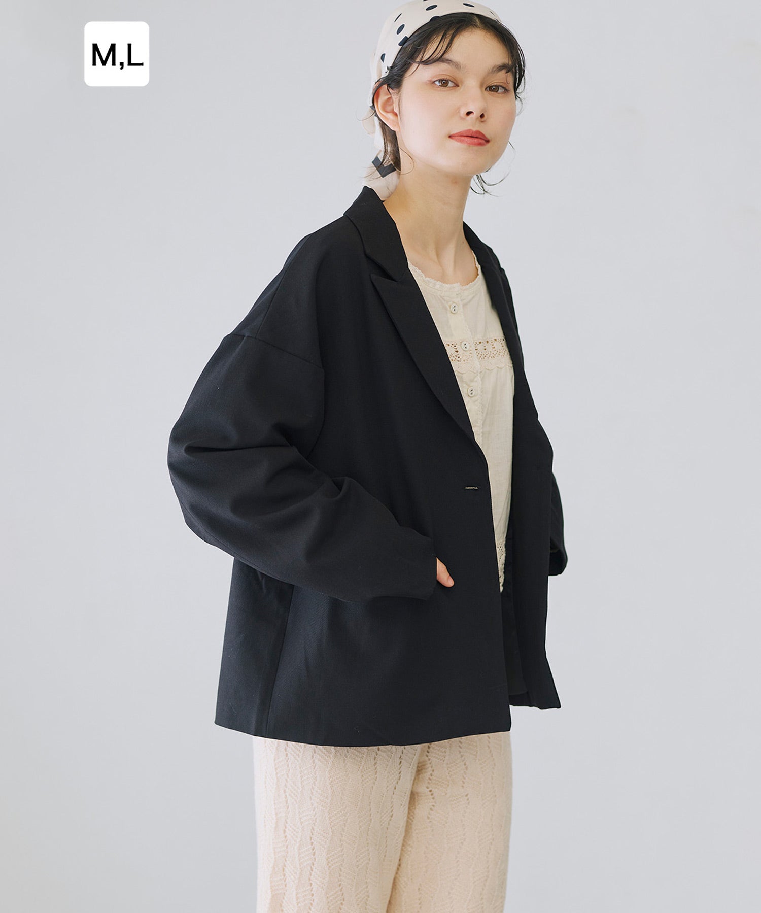 BLK / 166cm / L
