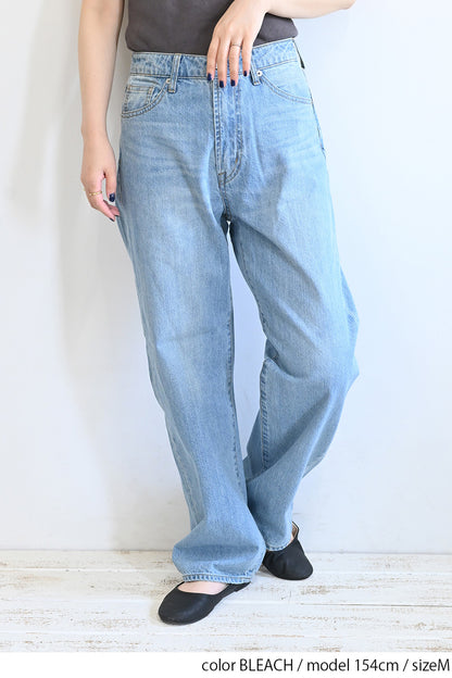 ストレートデニムパンツ