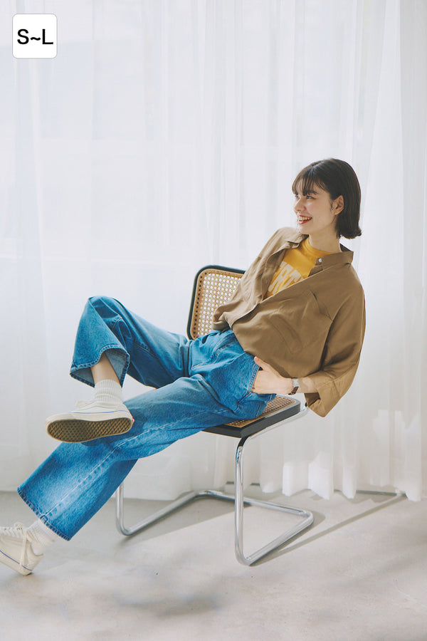 ≪SALE≫Easy Tuck Wide Pants