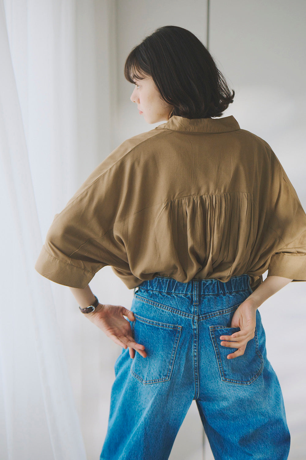 ≪SALE≫Easy Tuck Wide Pants