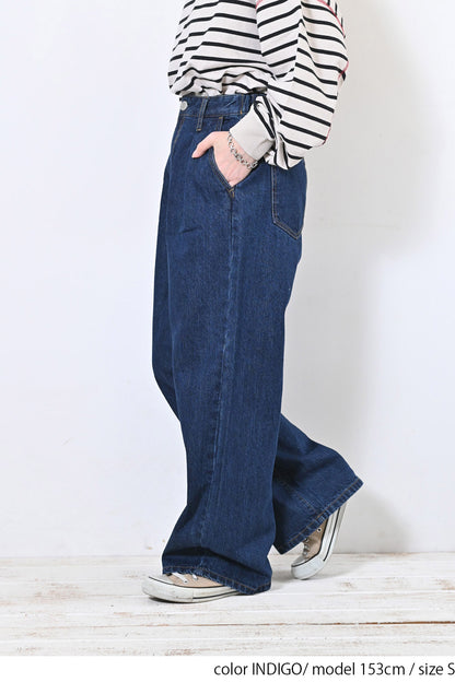 ≪SALE≫Easy Tuck Wide Pants