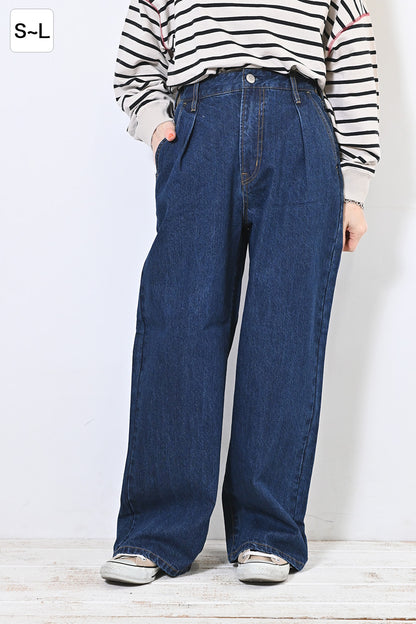 ≪SALE≫Easy Tuck Wide Pants
