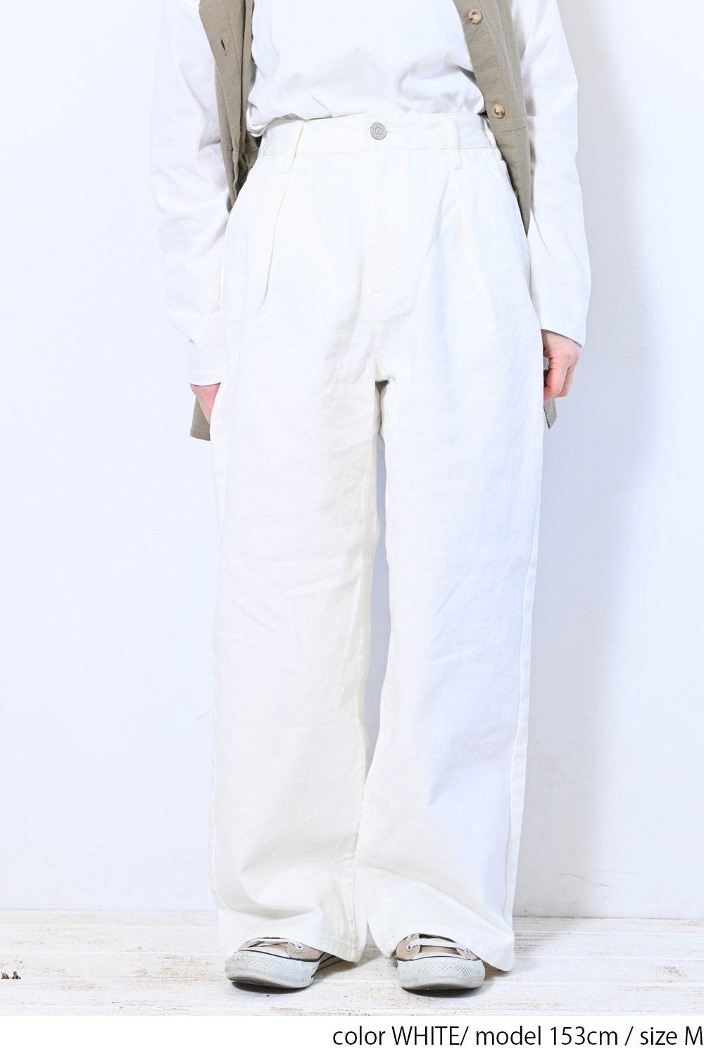 ≪SALE≫Easy Tuck Wide Pants