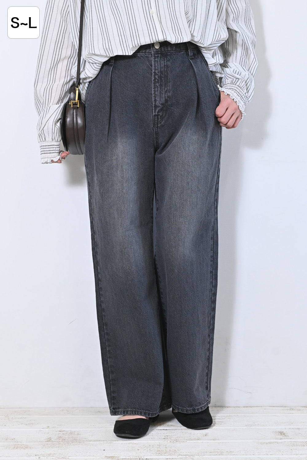 ≪SALE≫Easy Tuck Wide Pants