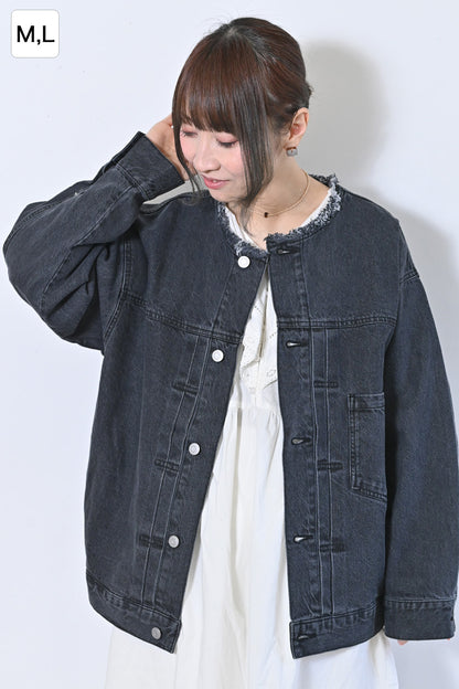≪SALE≫No-Collar G-Jacket