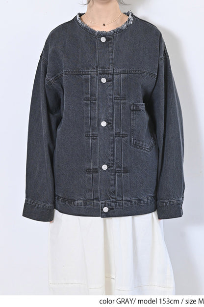 ≪SALE≫No-Collar G-Jacket
