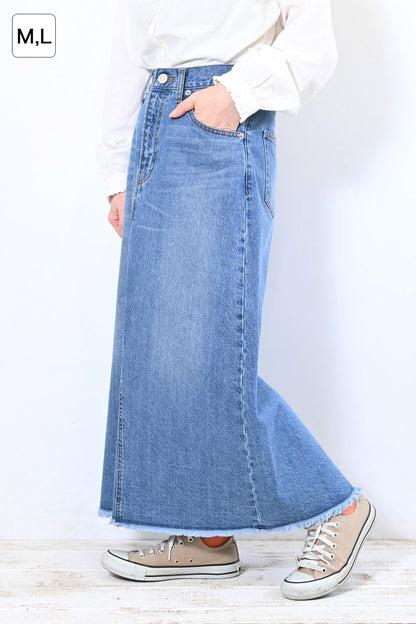 イージーデニムスカート