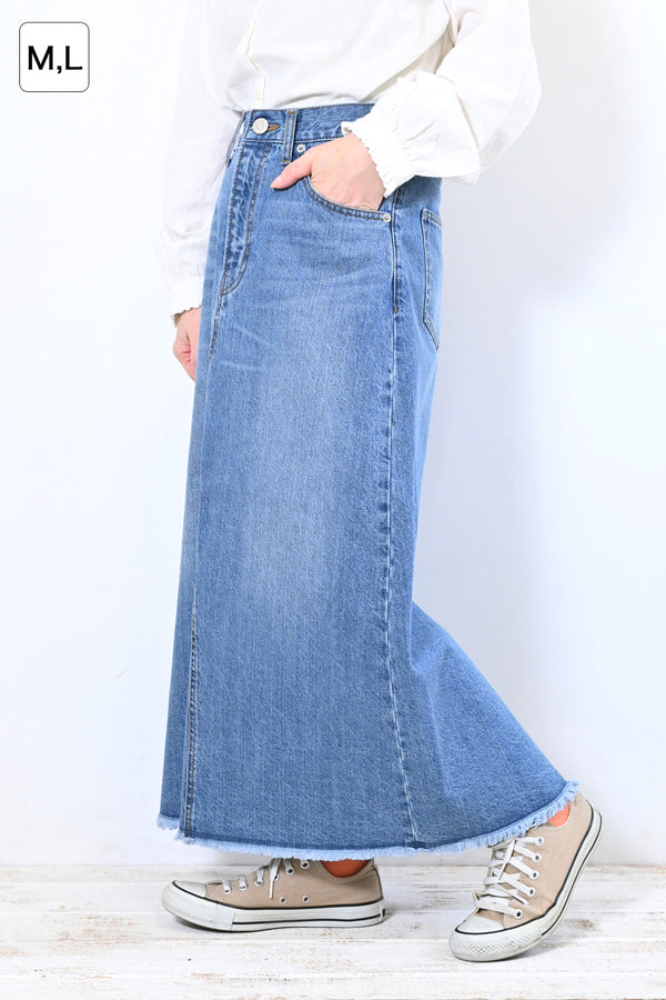 イージーデニムスカート