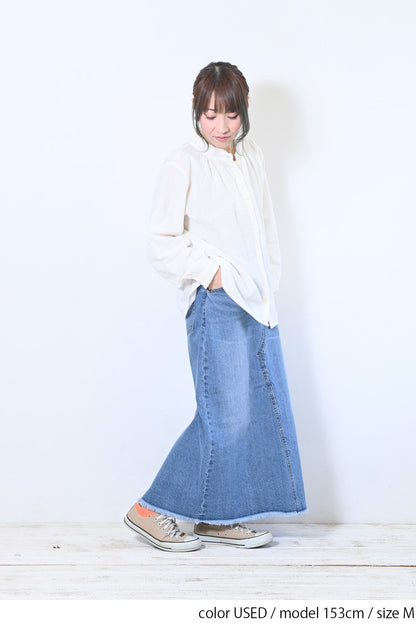 イージーデニムスカート