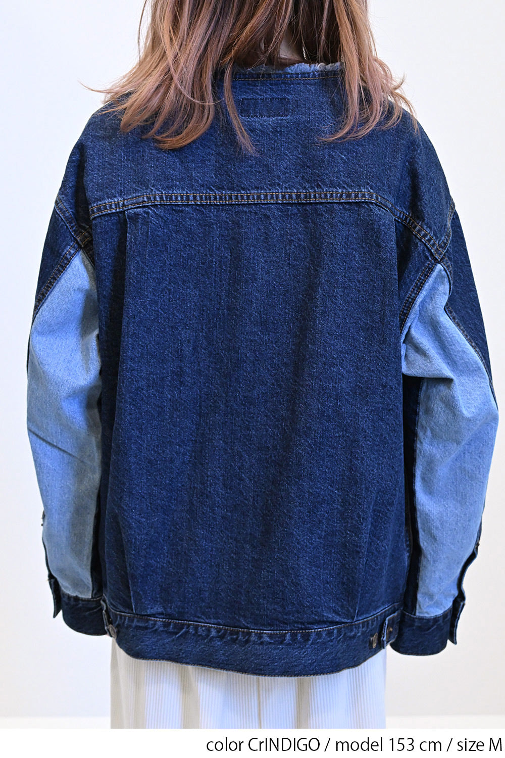 ≪SALE≫Collarless Denim Jacket ②