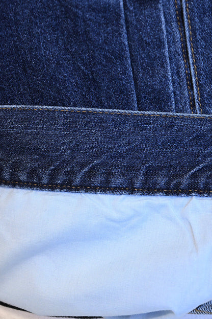 ≪SALE≫Collarless Denim Jacket ②